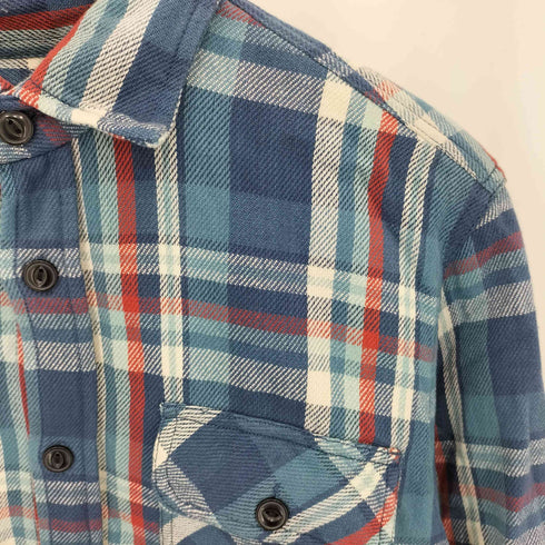 アルカルザ ALCARZA HEAVY FLANNEL ヘビーフランネル ダブルフェイス チェックシャツ メンズ M