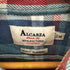 アルカルザ ALCARZA HEAVY FLANNEL ヘビーフランネル ダブルフェイス チェックシャツ メンズ M