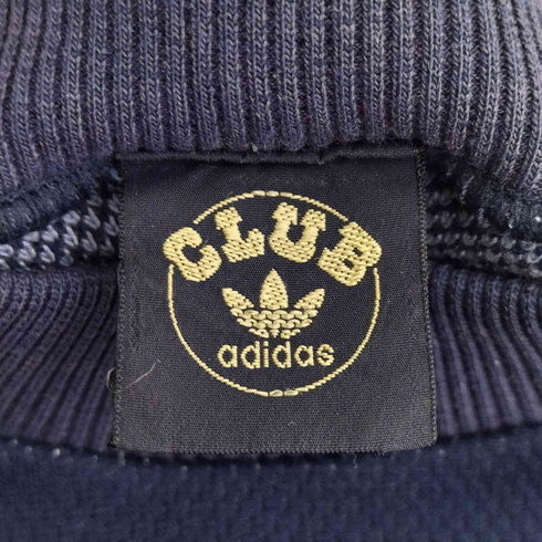 アディダス adidas CLUB 80s デサント製 ロゴ刺繍 プルオーバー ジャージ スウェット メンズ 90-4