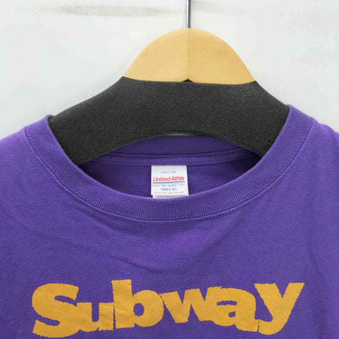 ユナイテッドアスレ UNITED ATHLE バンドプリント S/S クルーネックTシャツ メンズ import:XL