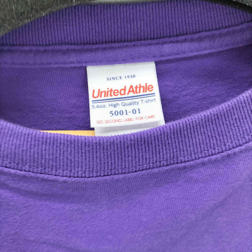ユナイテッドアスレ UNITED ATHLE バンドプリント S/S クルーネックTシャツ メンズ import:XL