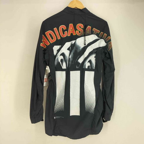 ボリスビジャンサベリ 11 by Boris Bidjan Saberi INDICASATIVA プリント 比翼 L/S シャツ メンズ