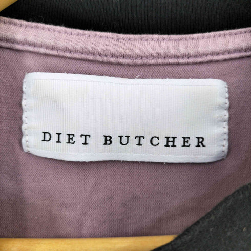 ダイエットブッチャー DIET BUTCHER S/S Finger perished giants print T-shirt クルーネックTシャツ メンズ JPN:1