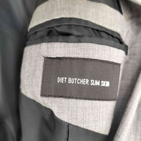 ダイエットブッチャースリムスキン DIET BUTCHER SLIM SKIN ウール混 シルク 2B テーラードジャケット メンズ  2