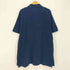 ポロラルフローレン POLO RALPH LAUREN ポニー刺繍 鹿の子 ポロシャツ ダークブルー メンズ import:XXL