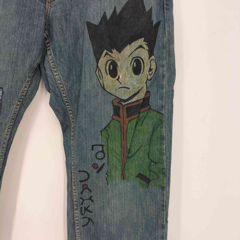 リーバイス Levis 559 リメイク アニメ キャラクター コミック イラスト ペイントストレートデニム メンズ W36L32