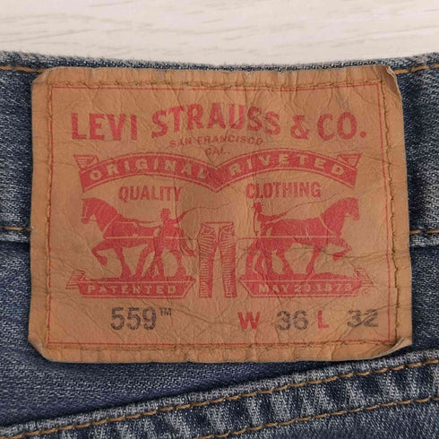 リーバイス Levis 559 リメイク アニメ キャラクター コミック イラスト ペイントストレートデニム メンズ W36L32