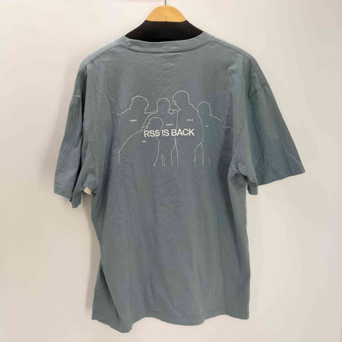 バンドプリント 刺繍 S/S クルーネック Tシャツ メンズ import:XXL