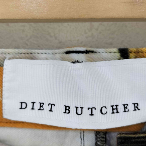 ダイエットブッチャー DIET BUTCHER 総柄 マルチカラーフレアパンツ メンズ JPN:1