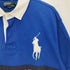 ポロバイラルフローレン Polo by RALPH LAUREN 90-00s CUSTOM FIT 1ST EIGHT ビッグポニー刺繍 ラガー ポロシャツ メンズ import:XXL