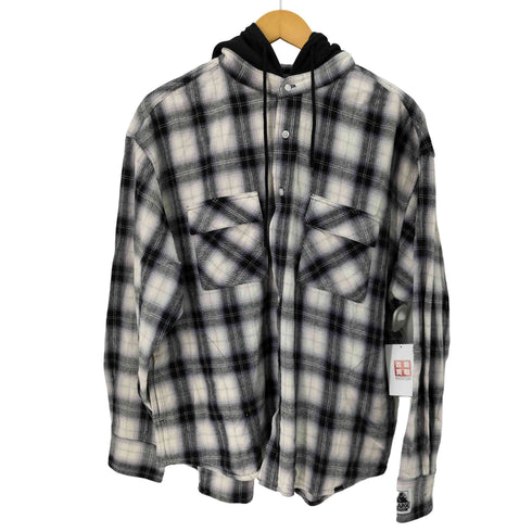 エクストララージ XLARGE L/S HOODED FLANNEL CHECK SHIRT メンズ JPN:L