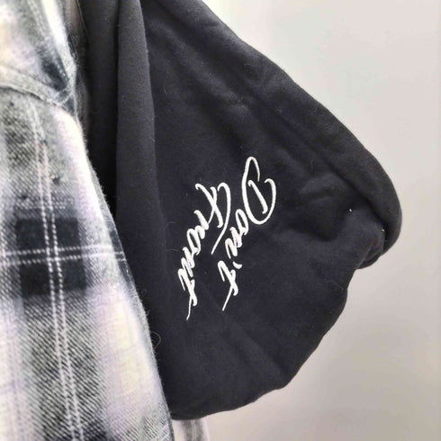 エクストララージ XLARGE L/S HOODED FLANNEL CHECK SHIRT メンズ JPN:L