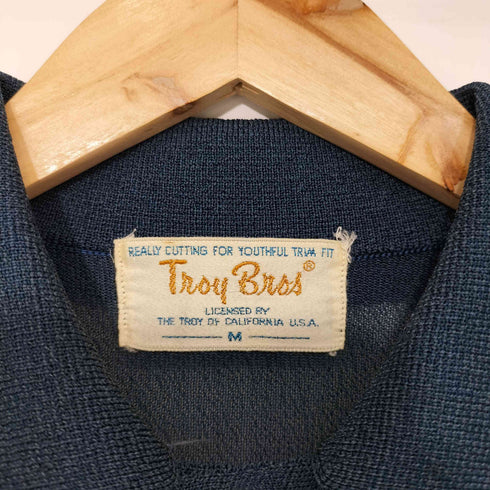 トロイブロス TROY BROS パイプ刺繍 L/Sポロセーター メンズ JPN:M