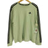 アディダス adidas ESSENTIALS PLUS ルーズフィット スリーストライプス フレンチテリー スウェットシャツ メンズ JPN:M