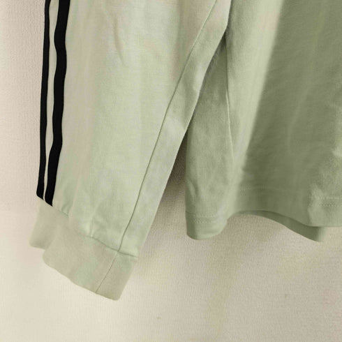 アディダス adidas ESSENTIALS PLUS ルーズフィット スリーストライプス フレンチテリー スウェットシャツ メンズ JPN:M