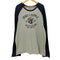デニムアンドサプライ ラルフローレン DENIM & SUPPLY RALPH LAUREN スカル ライダー プリント ラグランスリーブ Tシャツ メンズ import:XXL