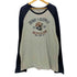 デニムアンドサプライ ラルフローレン DENIM & SUPPLY RALPH LAUREN スカル ライダー プリント ラグランスリーブ Tシャツ メンズ import:XXL