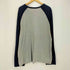 デニムアンドサプライ ラルフローレン DENIM & SUPPLY RALPH LAUREN スカル ライダー プリント ラグランスリーブ Tシャツ メンズ import:XXL