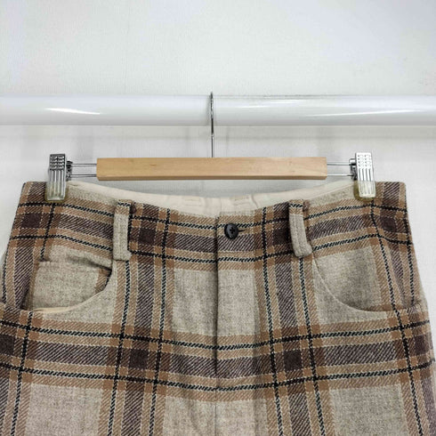 サンシー SUNSEA 16AW CHECK PANTS チェックパンツ メンズ JPN:2