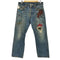 リーバイス Levis 501 2007年4月製造 アニメ キャラクター イラスト ペイントストレートデニム メンズ W34L30