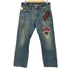 リーバイス Levis 501 2007年4月製造 アニメ キャラクター イラスト ペイントストレートデニム メンズ W34L30