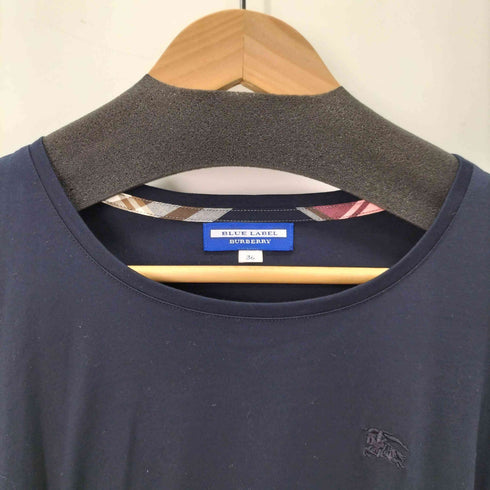 バーバリーブルーレーベル BURBERRY BLUE LABEL コットン チェックスカート 半袖ワンピース レディース 36