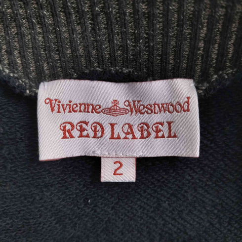 ヴィヴィアンウエストウッドレッドレーベル Vivienne Westwood RED LABEL オーブ刺繍ロゴ 変形スウェットワンピース レディース 2