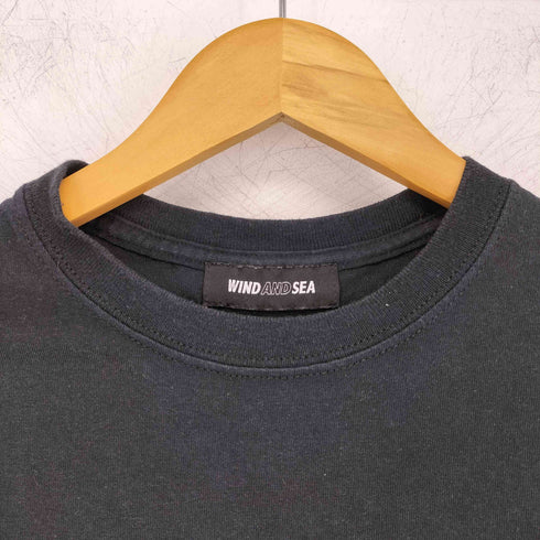 ウィンダンシー WIND AND SEA ロゴ刺繍 クルーネックTシャツ メンズ JPN:S