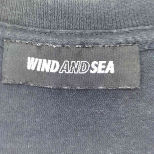 ウィンダンシー WIND AND SEA ロゴ刺繍 クルーネックTシャツ メンズ JPN:S