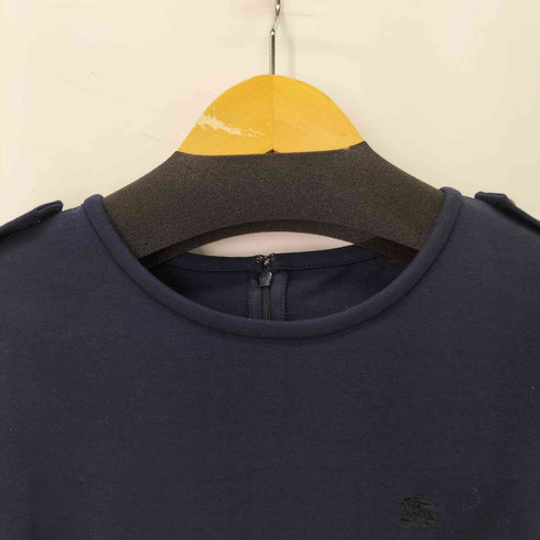 バーバリーブルーレーベル BURBERRY BLUE LABEL コットン ボーダースカート 半袖ワンピース レディース 36