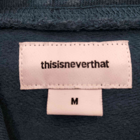 ディスイズネバーザット thisisneverthat ロゴ刺繍プルオーバーパーカー メンズ JPN:M