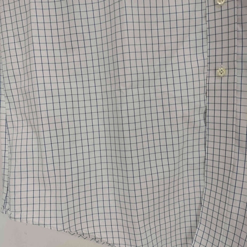 ブルックスブラザーズ BROOKS BROTHERS SLIM FIT NON-IRON 格子柄 半袖 ボタンダウンシャツ メンズ 17 1/2