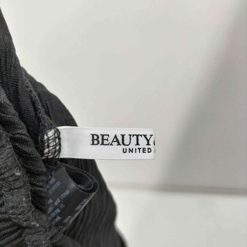 ビューティーアンドユースユナイテッドアローズ BEAUTY & YOUTH UNITED ARROWS クレープ フロントスリット フレアパンツ レディース JPN:S