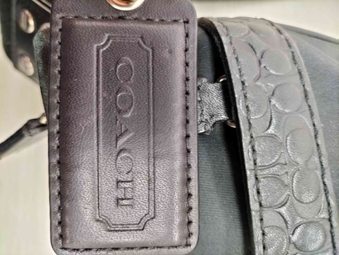 コーチ COACH ナイロン シグネチャーロゴレザー ショルダーバッグ メンズ ONE SIZE