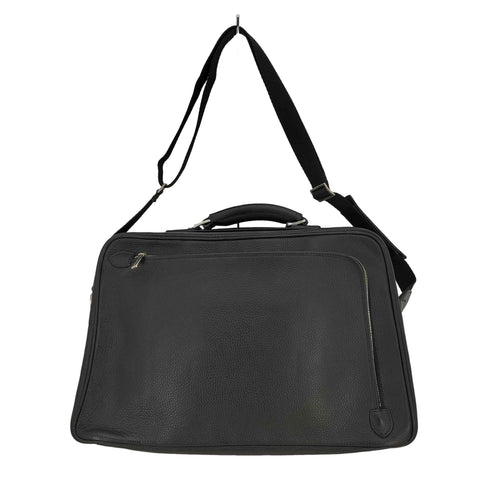 エルメネジルドゼニア Ermenegildo Zegna 2way シボ革 レザー ショルダー ブリーフケース メンズ