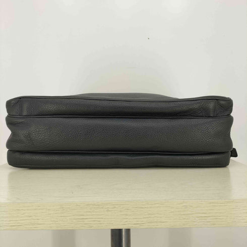 エルメネジルドゼニア Ermenegildo Zegna 2way シボ革 レザー ショルダー ブリーフケース メンズ