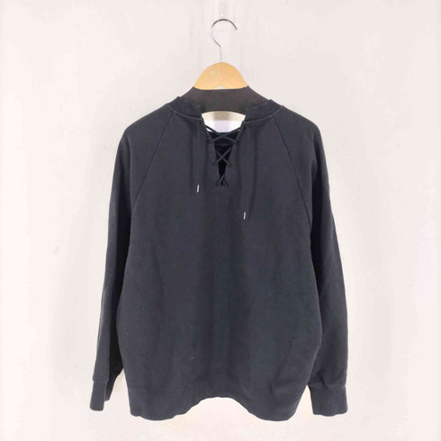 SOLTO LACEUP SWEAT バックレースアッププルオーバー メンズ FREE