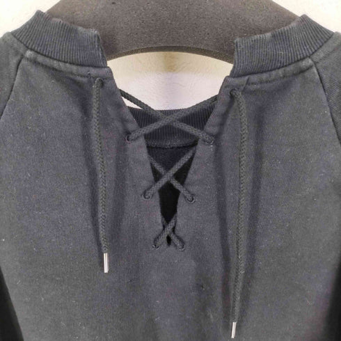 SOLTO LACEUP SWEAT バックレースアッププルオーバー メンズ FREE