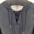 SOLTO LACEUP SWEAT バックレースアッププルオーバー メンズ FREE