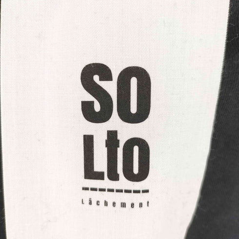 SOLTO LACEUP SWEAT バックレースアッププルオーバー メンズ FREE