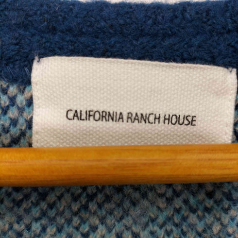 カリフォルニアランチハウス CALIFORNIA RANCH HOUSE 24AW ジャガード柄モヘヤMIX カーディガン メンズ JPN:M