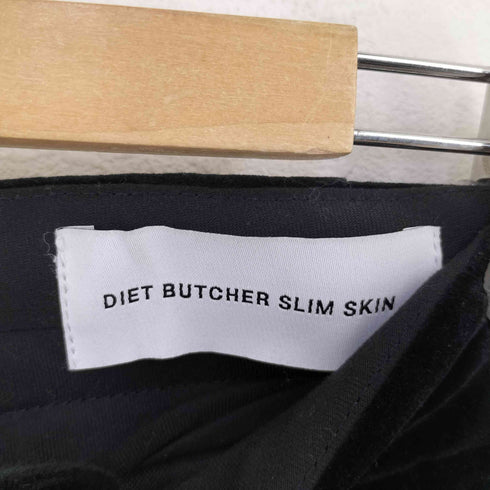 ダイエットブッチャースリムスキン DIET BUTCHER SLIM SKIN 1タック ベルベットテーパードパンツ メンズ JPN:1