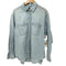 ギャップ Gap 24SS ウォッシュウェル シャンブレーデニムビッグシャツ レディース import:M