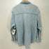 ギャップ Gap 24SS ウォッシュウェル シャンブレーデニムビッグシャツ レディース import:M