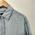 ギャップ Gap 24SS ウォッシュウェル シャンブレーデニムビッグシャツ レディース import:M
