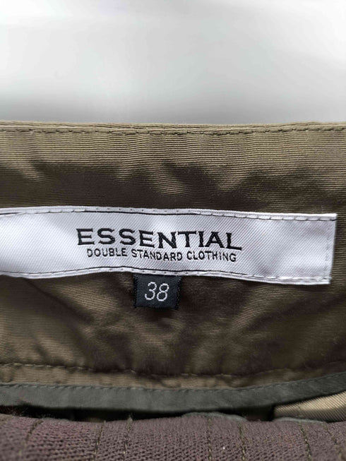 ダブルスタンダードクロージング DOUBLE STANDARD CLOTHING 24SS ウエストタック コットン ナイロン ワイド パンツ レディース JPN:38