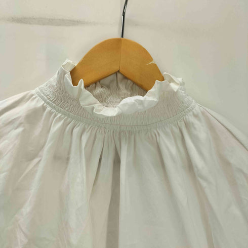 ダブルスタンダードクロージング DOUBLE STANDARD CLOTHING 25SS フリルネック リボン デザイン ブラウス レディース FREE