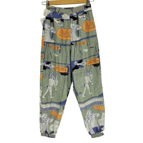アディダスオリジナルス adidas Originals R.Y.V. HELLOW GREEN/MULTI COLOR  総柄 パンツ レディース JPN:M