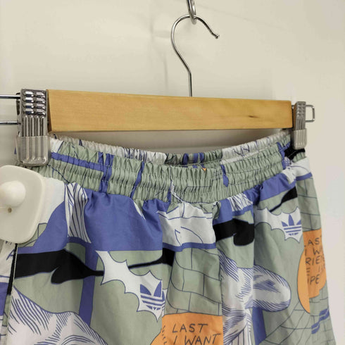 アディダスオリジナルス adidas Originals R.Y.V. HELLOW GREEN/MULTI COLOR  総柄 パンツ レディース JPN:M