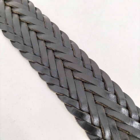 ジェイアンドエムデヴィッドソン J&M Davidson イタリア製 レザーメッシュベルト メンズ  30/75